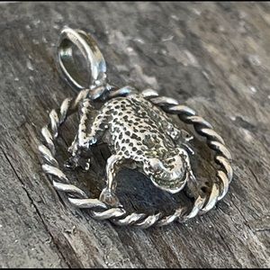Spotted Frog Pendant